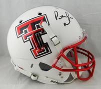 PATRICK MAJOMES AUTOGRAPHED TEXAS TECH HELMET 202//179